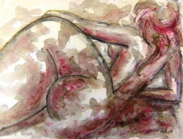 Pintura titulada "Parfum Champêtre" por Cardoso Manu, Obra de arte original, Tinta Montado en Bastidor de camilla de madera