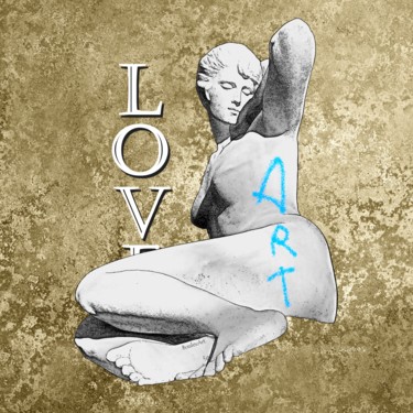 Digitale Kunst getiteld "Love Art | Naissanc…" door Cardoso Manu, Origineel Kunstwerk, Digitaal Schilderwerk