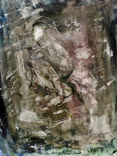 Pittura intitolato "Crouch" da Caren Keyser, Opera d'arte originale, Acrilico