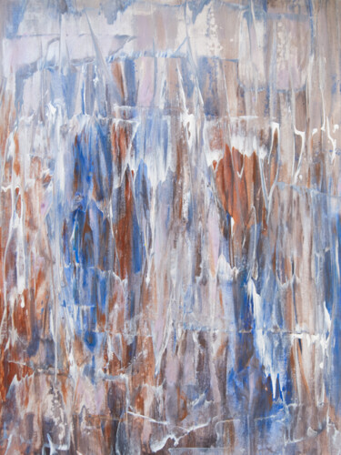 Malerei mit dem Titel "The Flow" von Caren Keyser, Original-Kunstwerk, Acryl