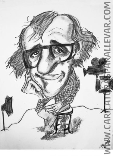 Σχέδιο με τίτλο "Caricatura de Woody…" από Caricaturas Para Llevar, Αυθεντικά έργα τέχνης, Άλλος