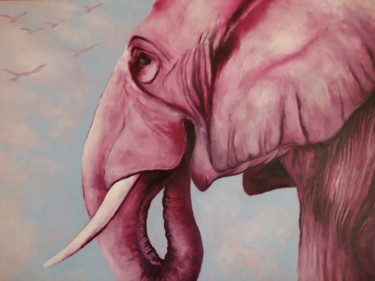 SABANA Peinture intitulée "SABANA" par África Gil, Œuvre d'art originale, Huile
