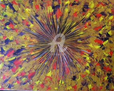 Peinture intitulée "L'étoile" par Florence Cariou, Œuvre d'art originale, Huile