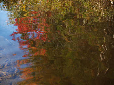 Photographie intitulée "Miroir du ciel" par Carl Legault, Œuvre d'art originale, Photographie numérique Monté sur Châssis en…