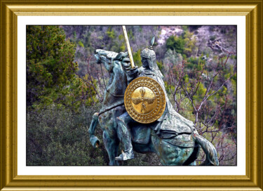 Photography titled "Lancelot" by Carl Legault, Original Artwork, Digital Photography Mounted on Wood Stretcher frame