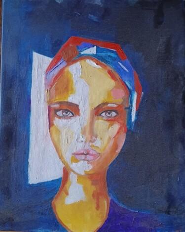 Картина под названием "Finestra" - Carla Ballarini, Подлинное произведение искусства, Масло