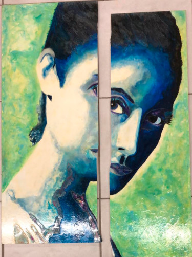 Painting titled "FAIRY VISION" by Carla Bertoli, Original Artwork, Acrylic