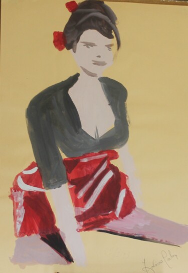 Peinture intitulée "NANCY" par Carla Favoino, Œuvre d'art originale, Acrylique