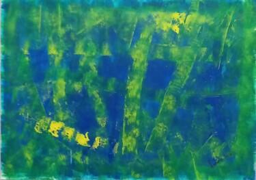 Ζωγραφική με τίτλο "verde" από Carla Favoino, Αυθεντικά έργα τέχνης, Ακρυλικό