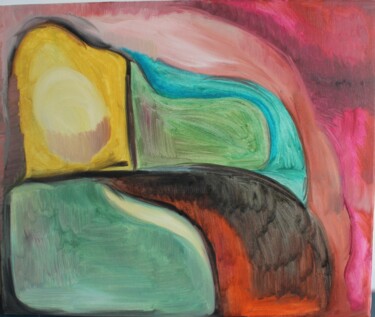 Pintura titulada "composizione olio s…" por Carla Favoino, Obra de arte original, Oleo