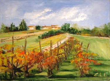 Peinture intitulée "Ricordi d'autunno (…" par Colombo, Œuvre d'art originale, Huile