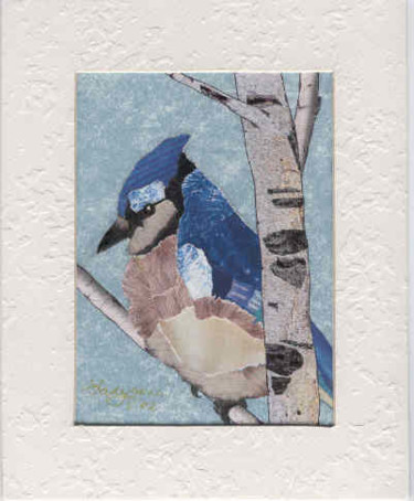 Painting titled "Blue Jay" by Carla J Connelly, Original Artwork