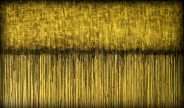 Painting titled "Black Gold No. 2" by Carla Sá Fernandes, Original Artwork, Acrylic Mounted on Wood Stretcher frame