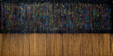 Painting titled "Black Variegated No…" by Carla Sá Fernandes, Original Artwork, Acrylic Mounted on Wood Stretcher frame