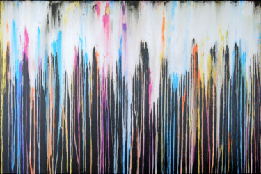 Schilderij getiteld "A Crush on Black (#…" door Carla Sá Fernandes, Origineel Kunstwerk, Acryl