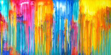 Painting titled "The Emotional Creat…" by Carla Sá Fernandes, Original Artwork, Acrylic Mounted on Wood Stretcher frame