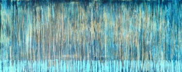 Картина под названием "A Crush on Blue (#1…" - Carla Sá Fernandes, Подлинное произведение искусства, Акрил