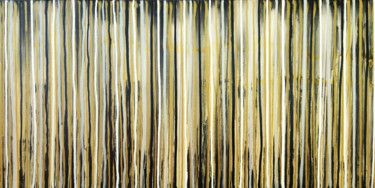 Painting titled "A Crush on Stripes…" by Carla Sá Fernandes, Original Artwork, Acrylic Mounted on Wood Stretcher frame