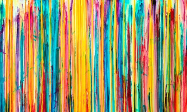 Painting titled "The Emotional Creat…" by Carla Sá Fernandes, Original Artwork, Acrylic Mounted on Wood Stretcher frame