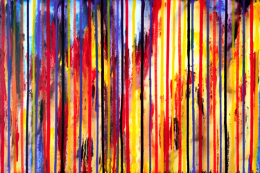 Painting titled "The Emotional Creat…" by Carla Sá Fernandes, Original Artwork, Acrylic Mounted on Wood Stretcher frame