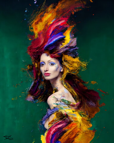 Digital Arts titled "Susannah" by Carla Sá Fernandes, Original Artwork, Digital Painting