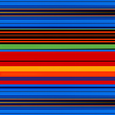 Digitale Kunst mit dem Titel "Linearity #7" von Carla Sá Fernandes, Original-Kunstwerk, Digitale Malerei Auf Keilrahmen aus…