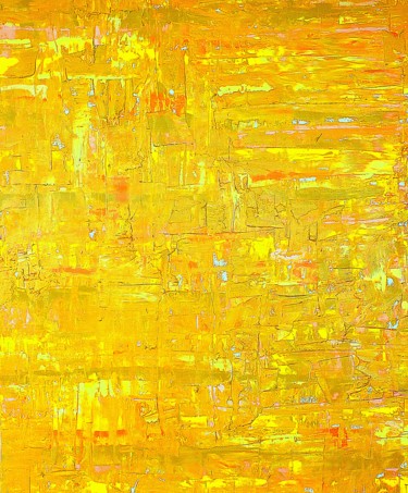Pintura intitulada "Yellow" por Carla Sá Fernandes, Obras de arte originais, Óleo