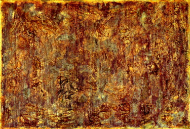 Schilderij getiteld "Madder Carmine Gold…" door Carla Sá Fernandes, Origineel Kunstwerk, Acryl