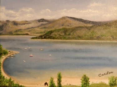 Peinture intitulée "Lac Ste-Croix" par Carlau, Œuvre d'art originale