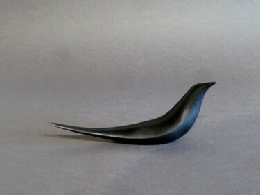 Skulptur mit dem Titel "Oiseau longue queue…" von Jean-Claude Carlet, Original-Kunstwerk, Bronze