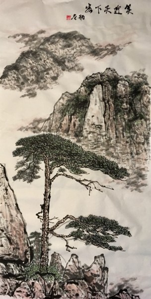 Disegno intitolato "f180ff74-a56e-4cbf-…" da Jinbing Huang, Opera d'arte originale, Inchiostro