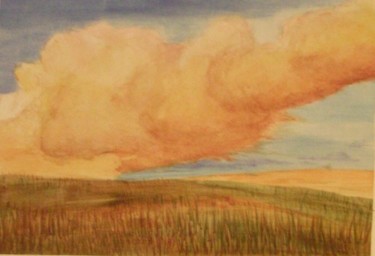 Painting titled "Clouds" by Carlie Buehl, Original Artwork