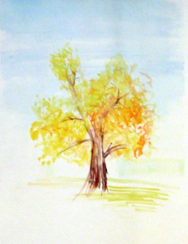 Painting titled "Tree" by Carlie Buehl, Original Artwork