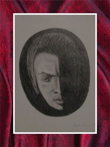 Peinture intitulée "Portrait de Jeune H…" par Carlitous, Œuvre d'art originale