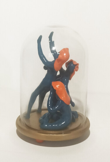Sculpture titled "Help us" by Carlo Alberto Pacifici, Original Artwork, Polymer clay