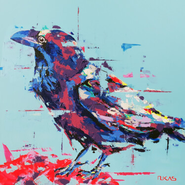 Artes digitais intitulada "the Crow" por Carlo Bzdok, Obras de arte originais, Pintura digital