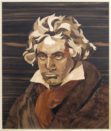 Artigianato intitolato "Ludwig van Beethoven" da Carlo Ciccone, Opera d'arte originale