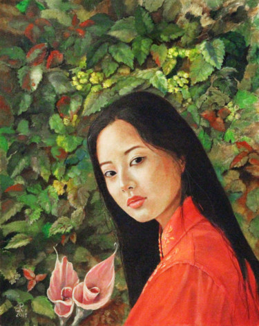 Painting titled "Suzie" by Carlo R. Pisano, Original Artwork, Oil