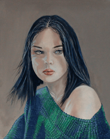 Kadınlar Tablo, petrol, figüratif, sanat eseri Carlo R. Pisano tarafından
