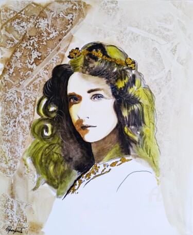 Malerei mit dem Titel "Penelope" von Carlo Spampinato, Original-Kunstwerk, Öl