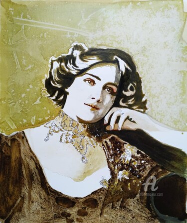 Peinture intitulée "Luisa" par Carlo Spampinato, Œuvre d'art originale, Acrylique Monté sur Châssis en bois