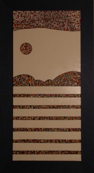 Pittura intitolato "La panchina" da Carlo Labieni, Opera d'arte originale
