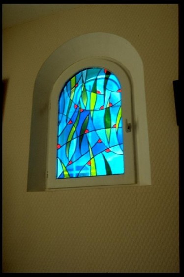 Sculpture intitulée "vitrail" par Roccella Carlo, Œuvre d'art originale