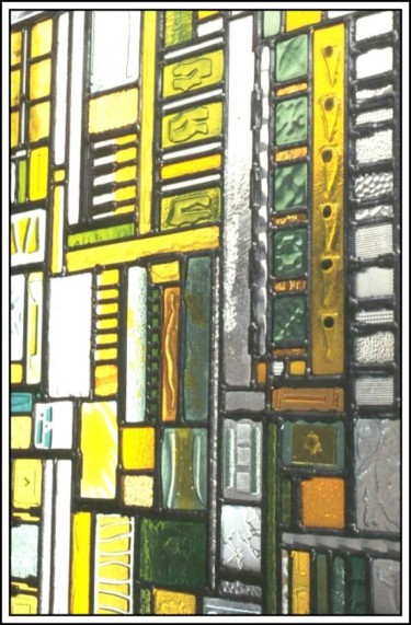 Sculpture intitulée "impro 7 - vitrail" par Roccella Carlo, Œuvre d'art originale