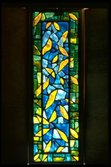 Sculpture intitulée "vitrail en dalle de…" par Roccella Carlo, Œuvre d'art originale