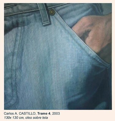 Peinture intitulée "Trame 4" par Carlos Alberto Castillo, Œuvre d'art originale, Huile