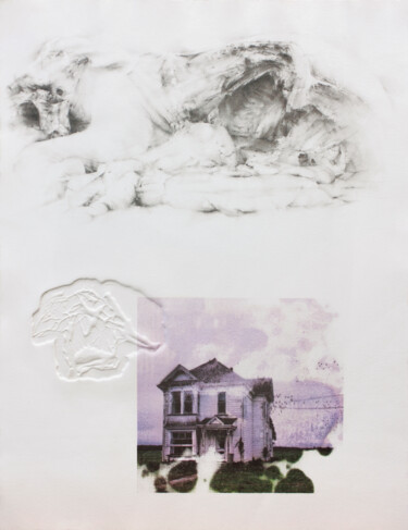 Gravures & estampes intitulée "Forgotten roots XI" par Carlos Asensio, Œuvre d'art originale, Monotype
