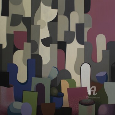 Pintura intitulada "Puzzle" por Carlos Blanco Artero, Obras de arte originais, Óleo