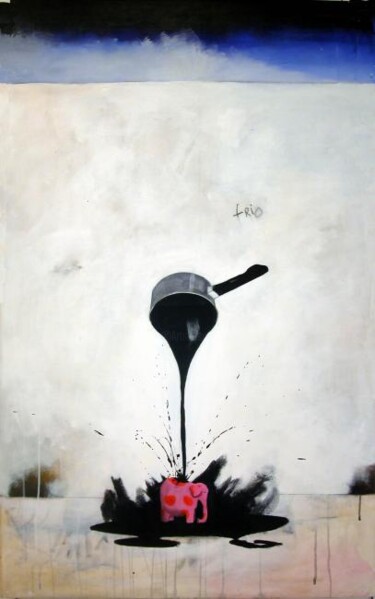 Peinture intitulée "Delirium Tremen et…" par Carlos David, Œuvre d'art originale, Huile