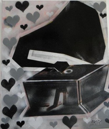 Картина под названием "Amor & Musica" - Carlos Guilherme Lima, Подлинное произведение искусства, Акрил